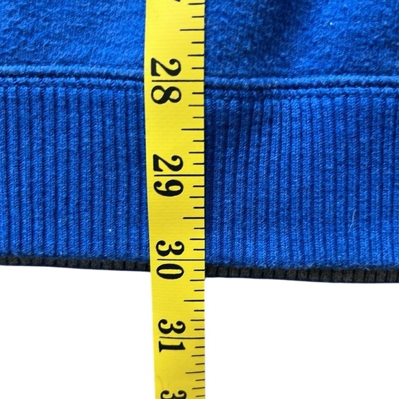 Tommy Bahama Reversible 1/4 Zip Sweater 100% Cotton Pullover Royal Blue/Gray XL - Picture 9 of 16